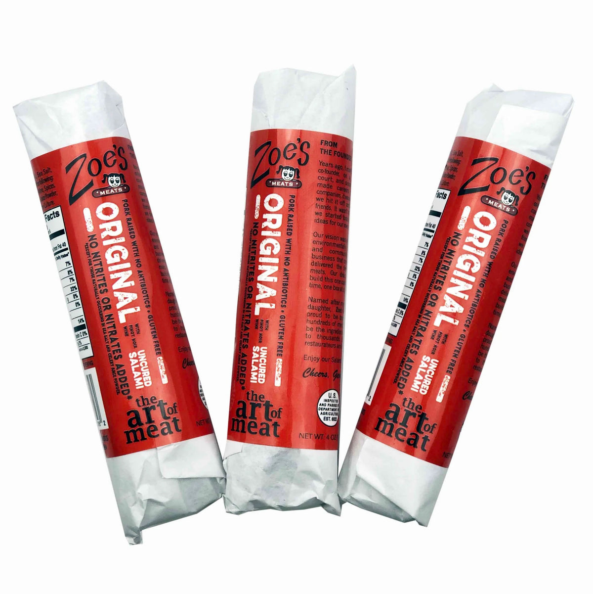 Zoe's Uncured Salami Girl Meets Dirt