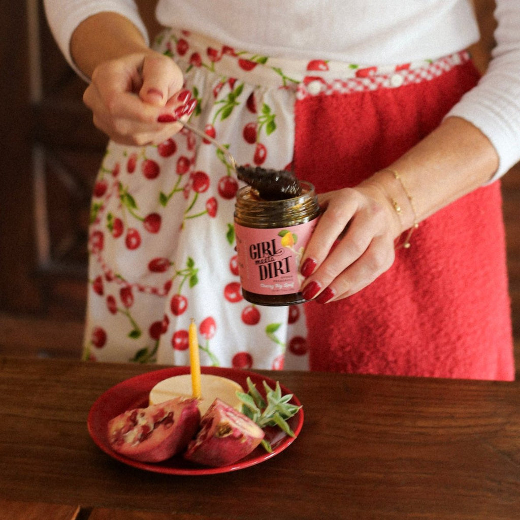 Cherry Fig Leaf Spoon Preserves