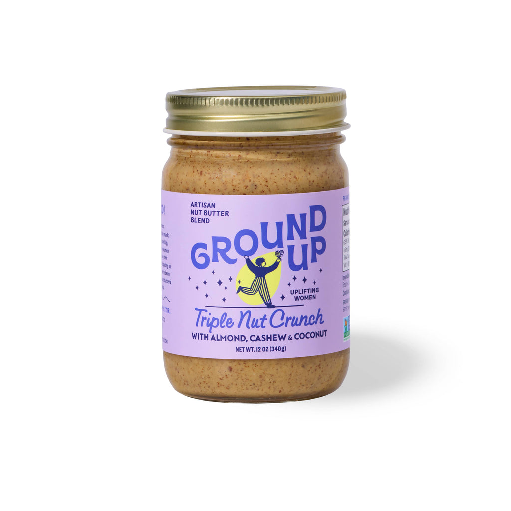 Ground Up Nut Butter 12oz - Triple Nut Crunch