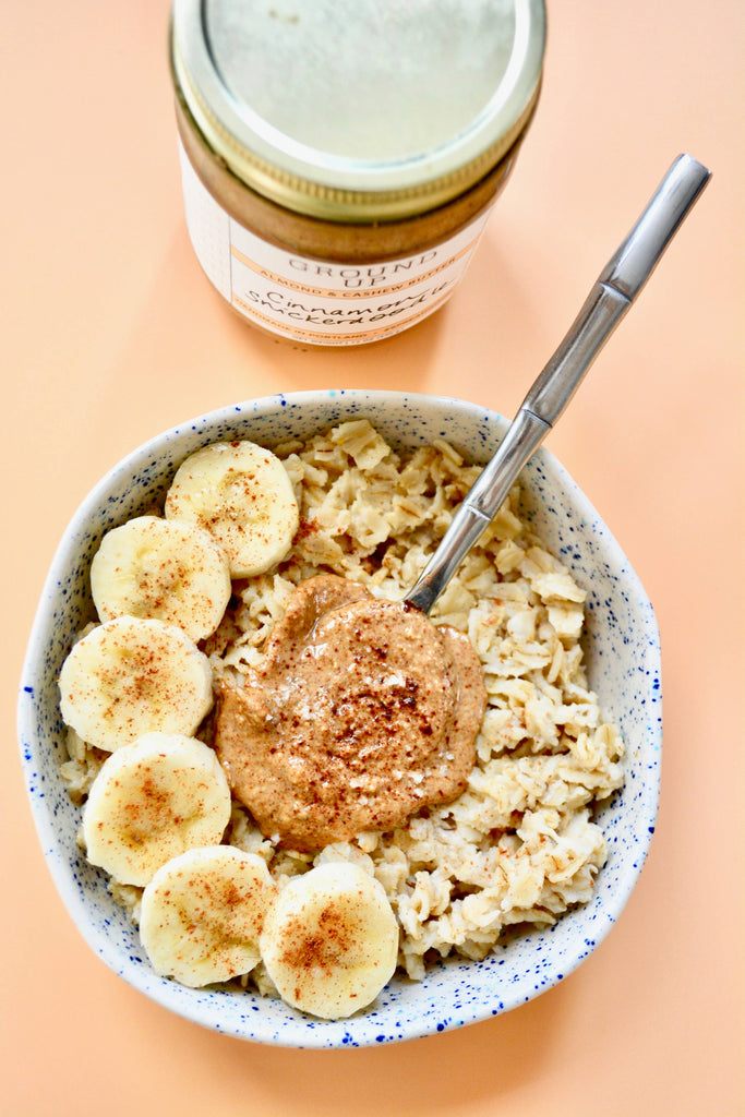 Ground Up Nut Butter 12oz - Cinnamon Snickerdoodle Almond + Cashew Nut Butter