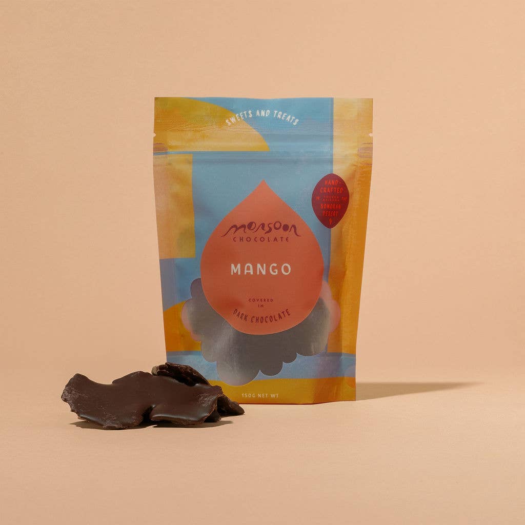 Monsoon Mango Covered in Dark Chocolate, 150g