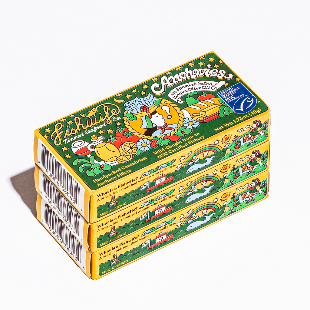 Fishwife Cantabrian Anchovies in Extra Virgin Olive Oil