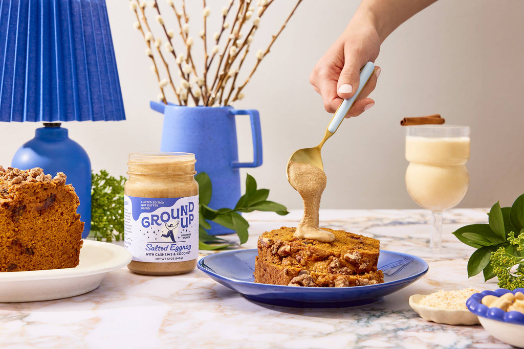 Ground Up Salted Eggnog Cashew + Coconut Butter